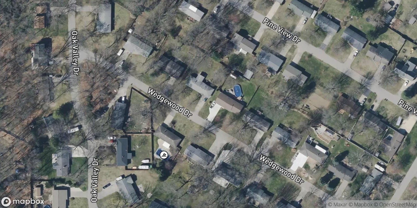 Pinewood Manor Sub — satellite view
