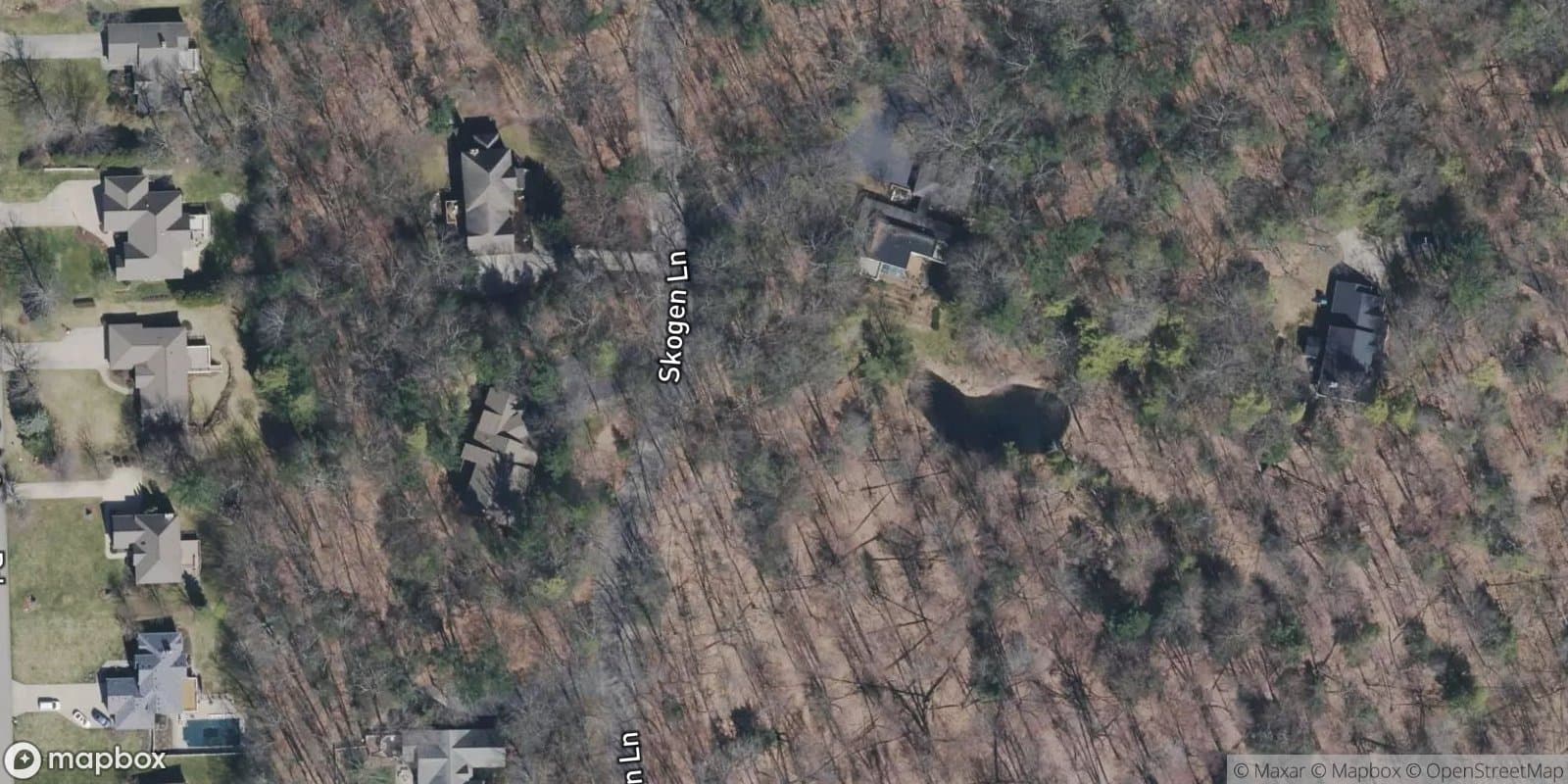 Skogen — satellite view