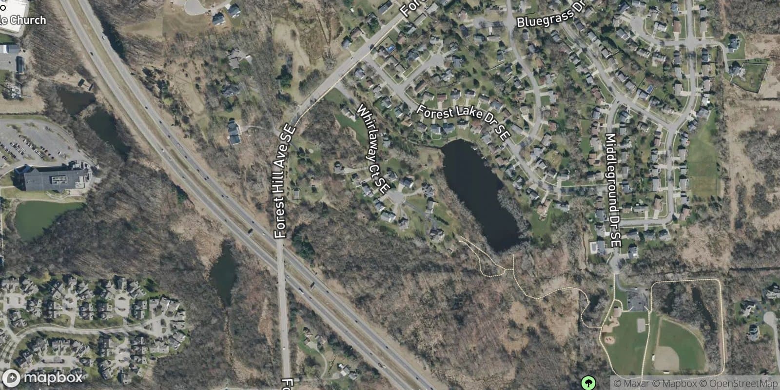 Bluegrass Farms — satellite view