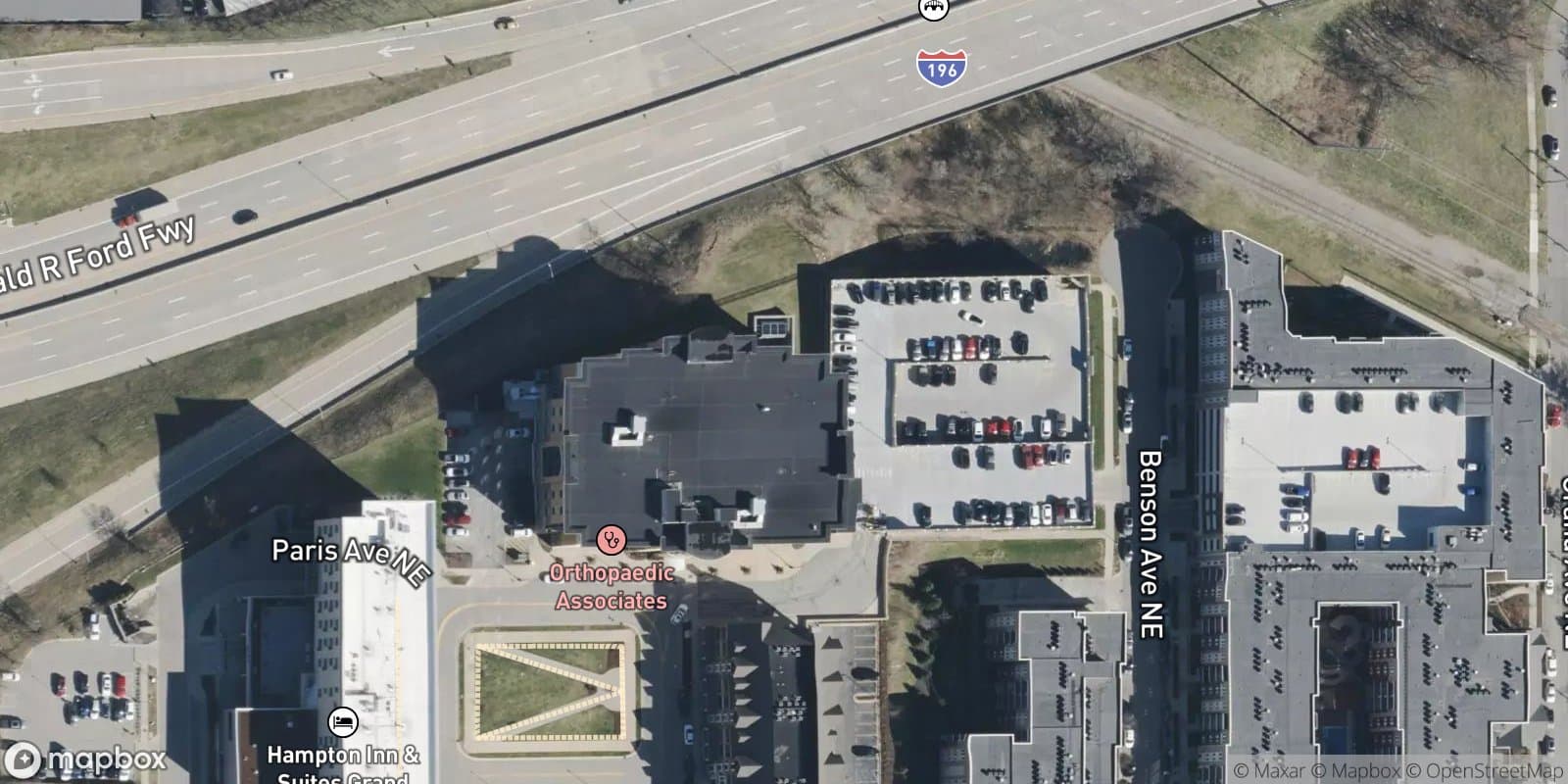 Bissell and Harlan'S Addition To the City of Grand Rapids, Amended Plat of Lots 22 Through 32, Inclusive, and Vacated Portion of Union Street of — satellite view
