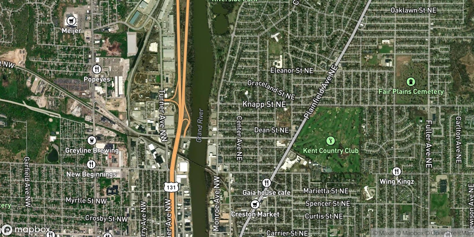 Coit & Curtis Partition Plat — satellite view