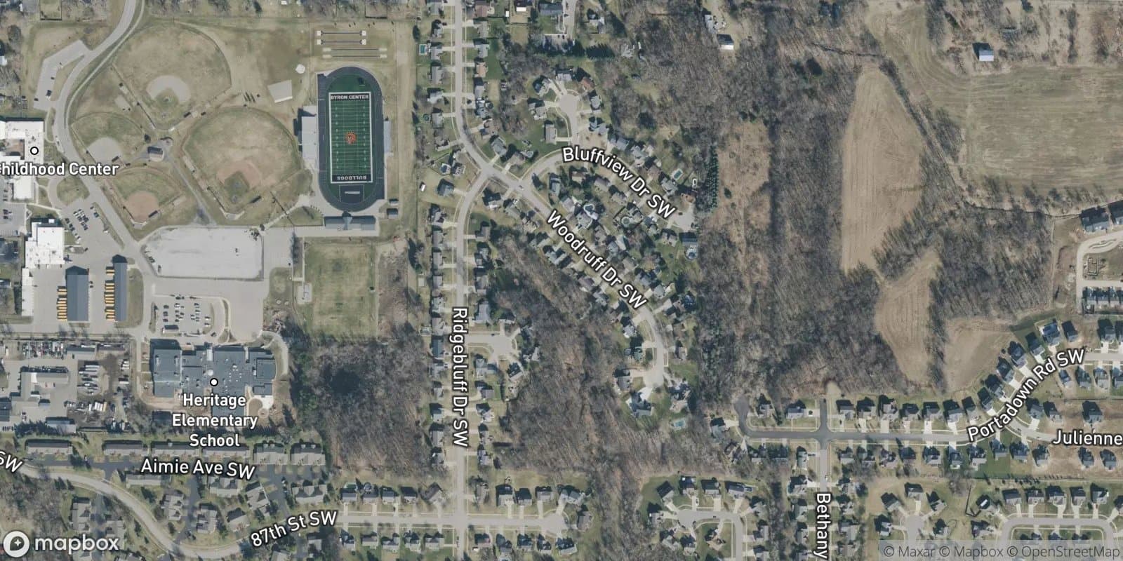 Woodruff Estates — satellite view