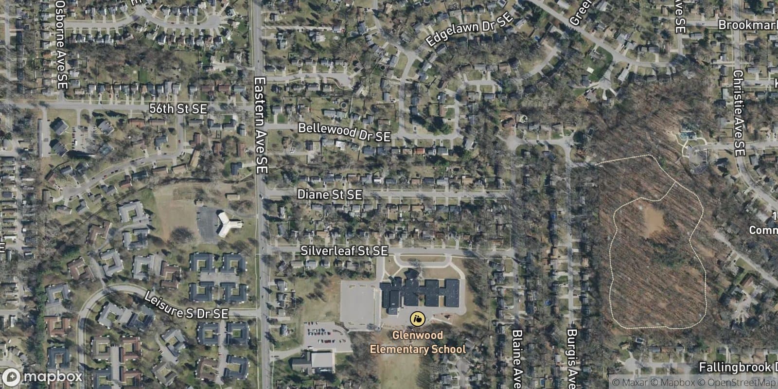 Creekside Homesites — satellite view
