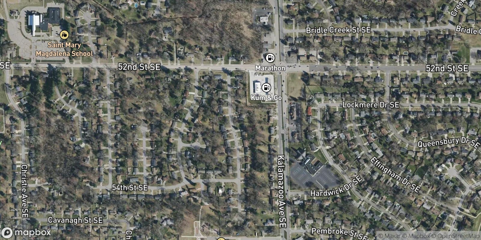 Brookwood Plat — satellite view