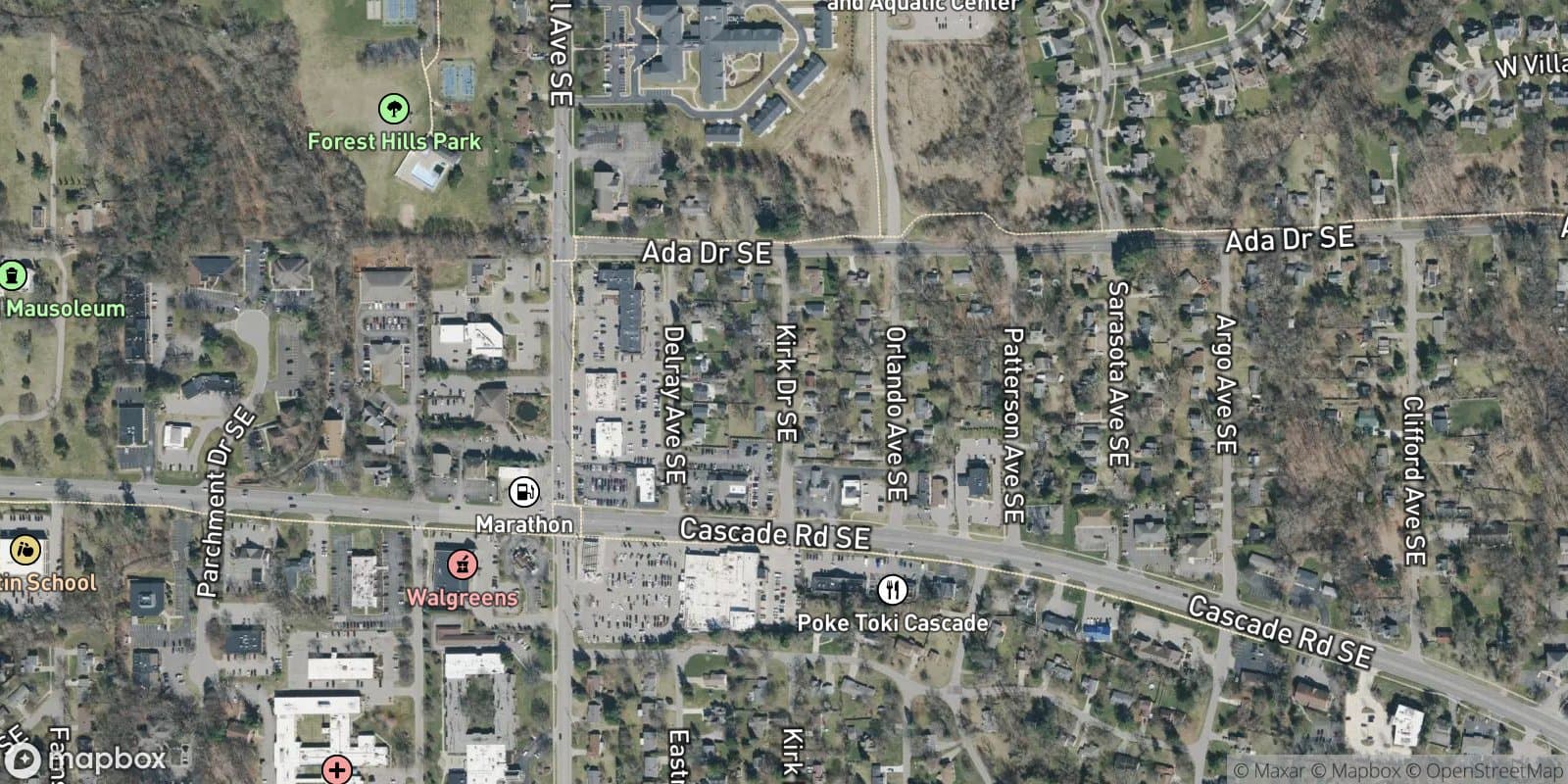 Orchard Home Plat, Amended Plat Lots 1 Thru 8 Incl Lot 29 & Part of Adj Vacated Alley Area — satellite view