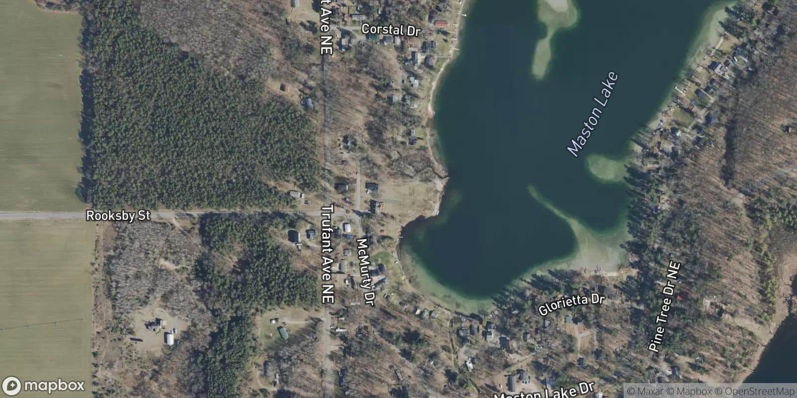 Maston Lake Plat — satellite view