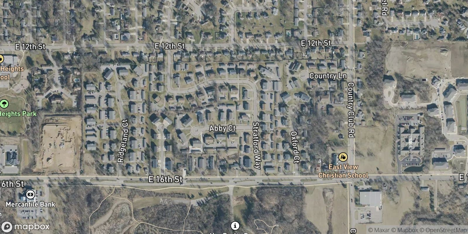 Stratford Commons — satellite view
