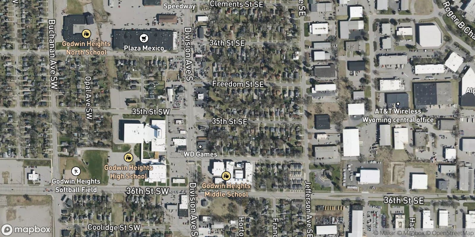 Liberty Add. — satellite view