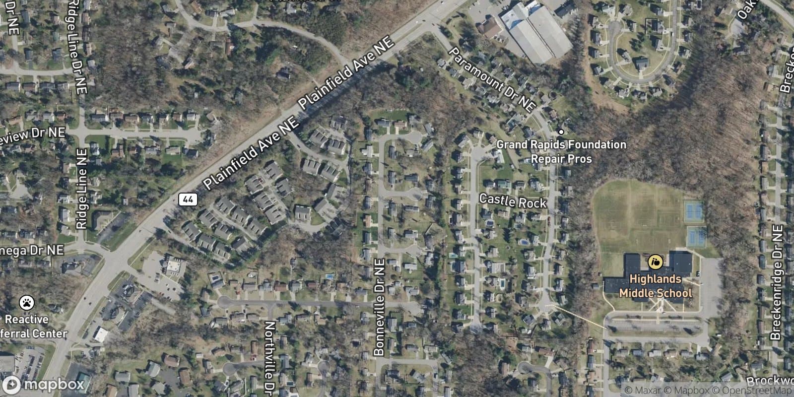 Northview Highlands No. 1 — satellite view