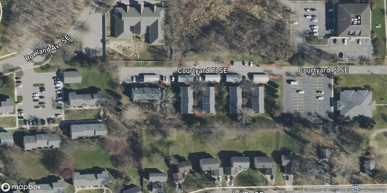Yorktown Townhomes — satellite view