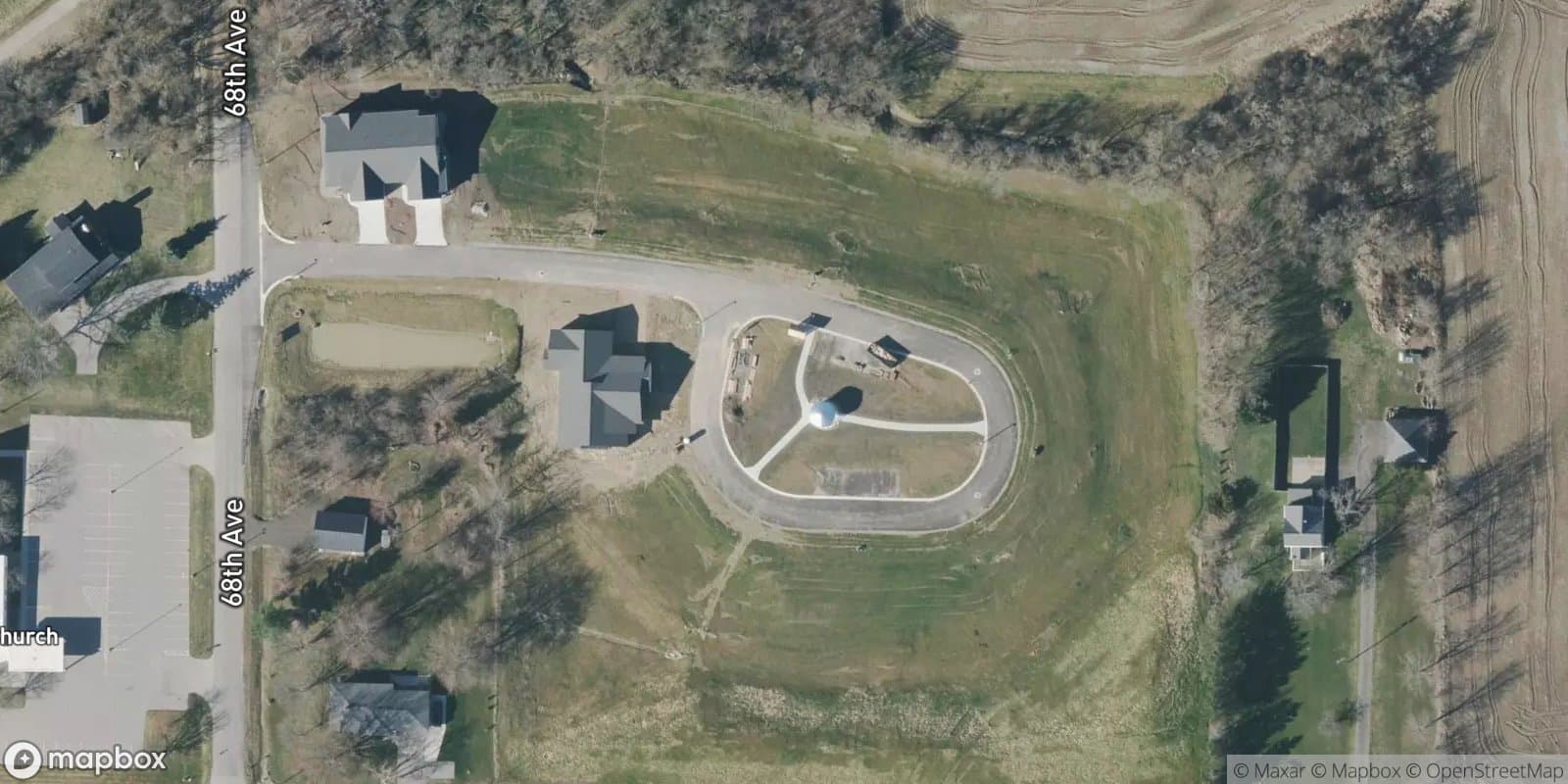 Vriesland Crossing — satellite view