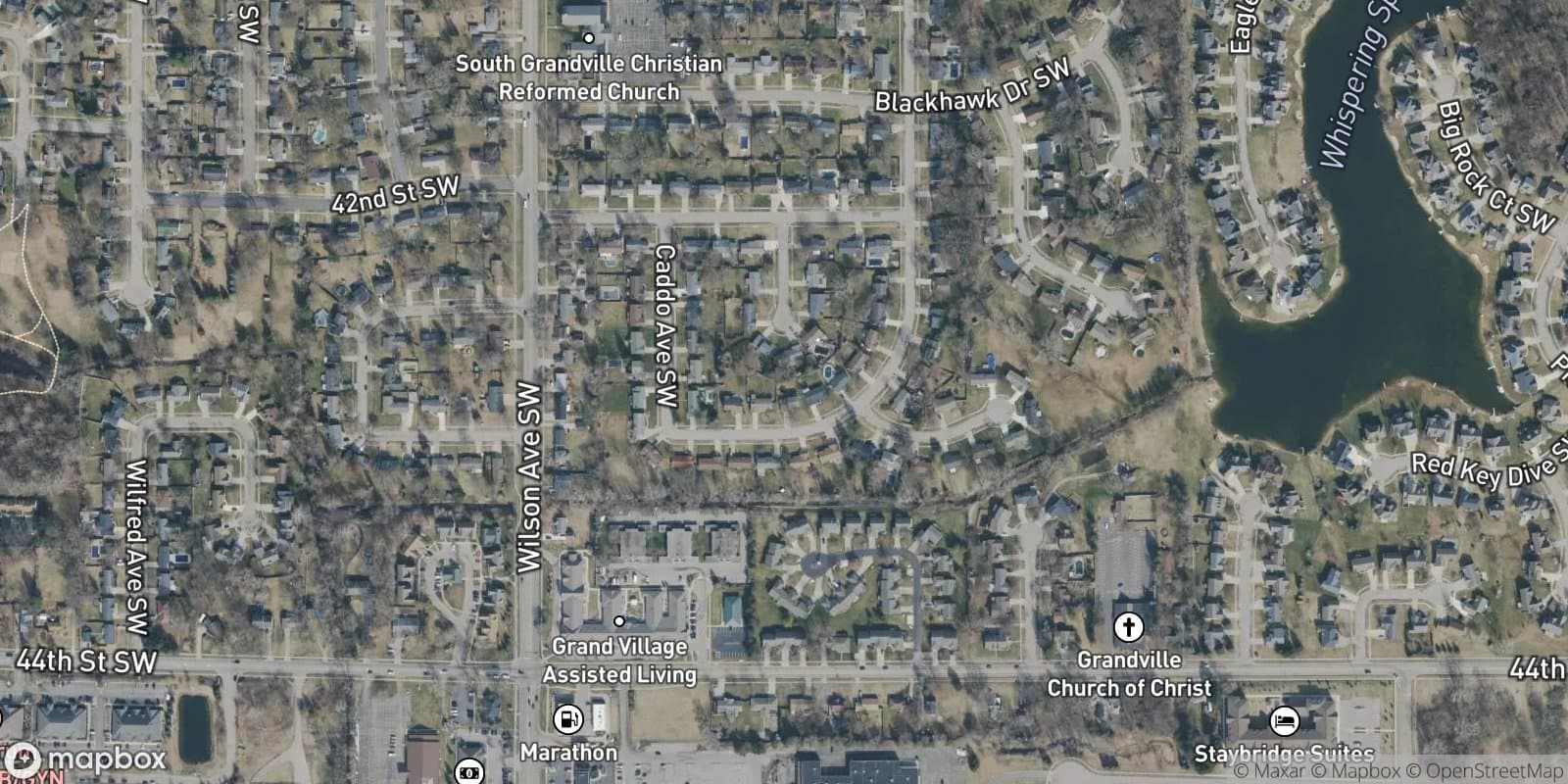 Grandville Highlands No.2 — satellite view