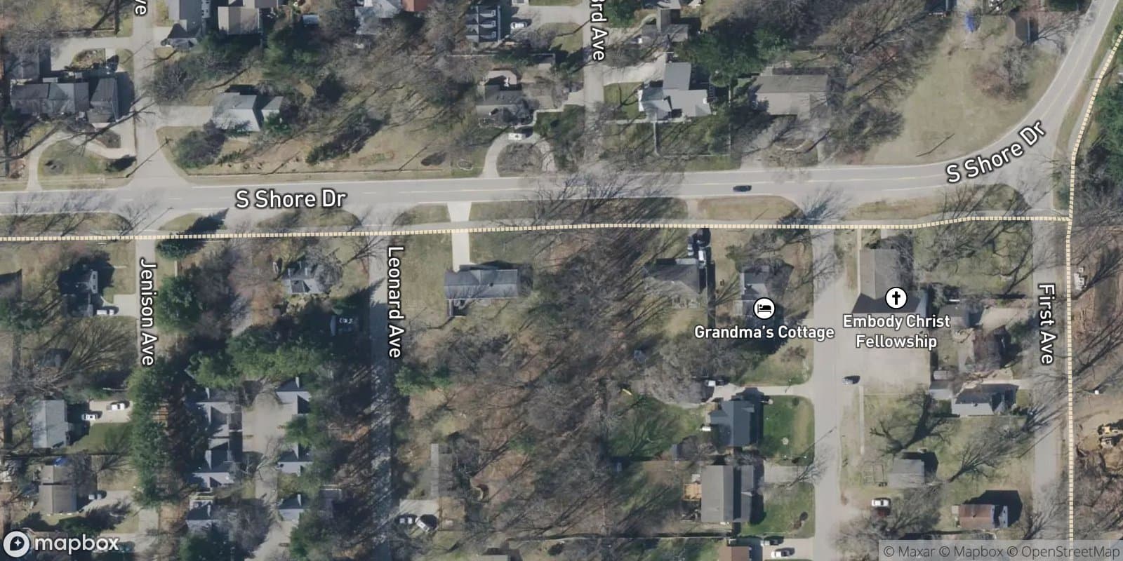 Jenisons Park — satellite view