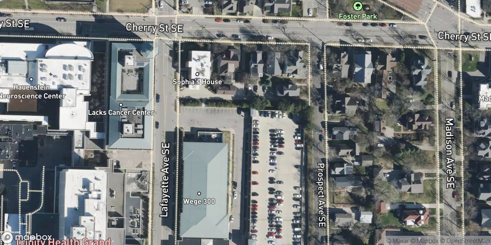 Chas. B. Smith'S Add. To the City of Grand Rapids, Amended Plat of Lots 5 Through 8 Inclusive and Adjacent Vacated Alley — satellite view