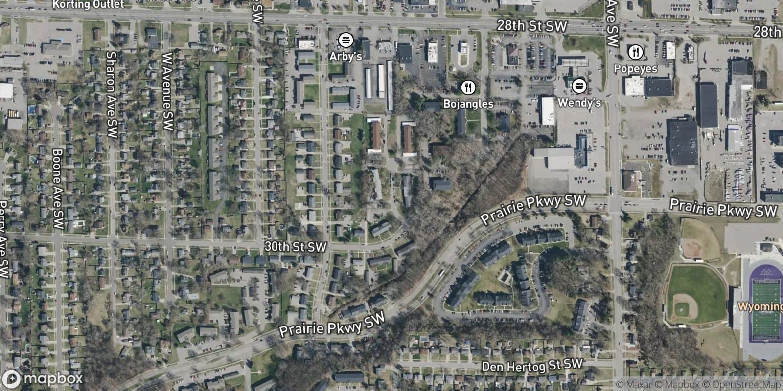 Gardentown Village — satellite view