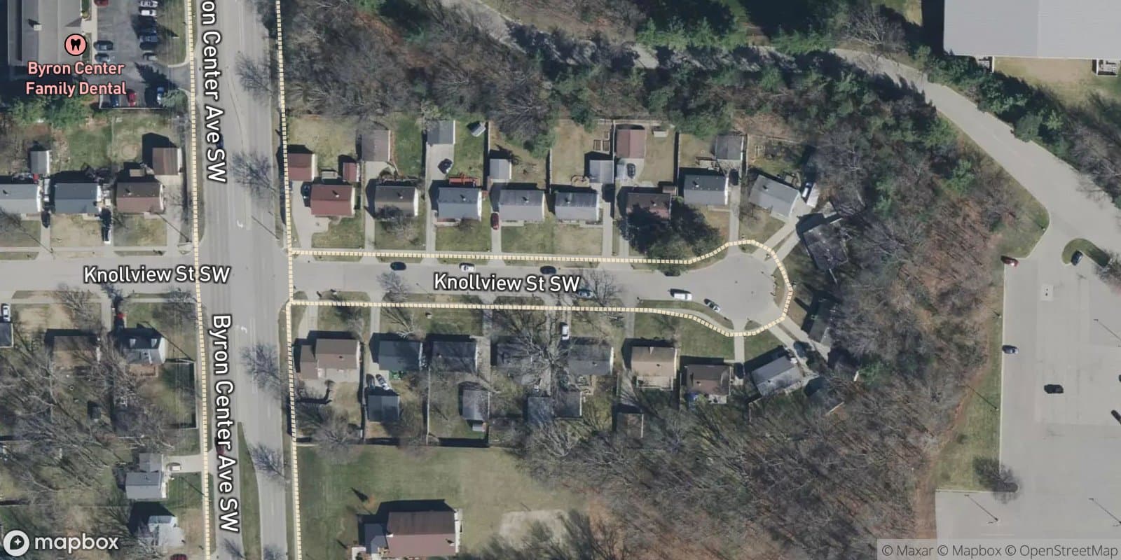 Knollview Estates — satellite view