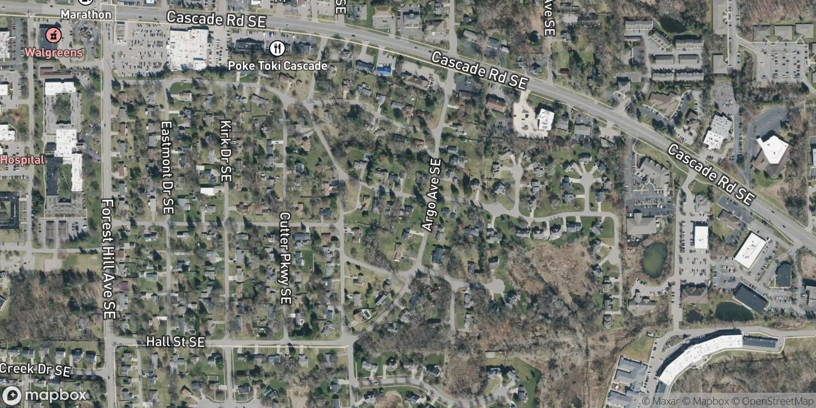 Royal Oak Eatates Sub — satellite view