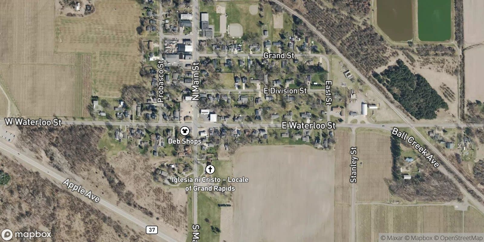 Village of Casnovia — satellite view