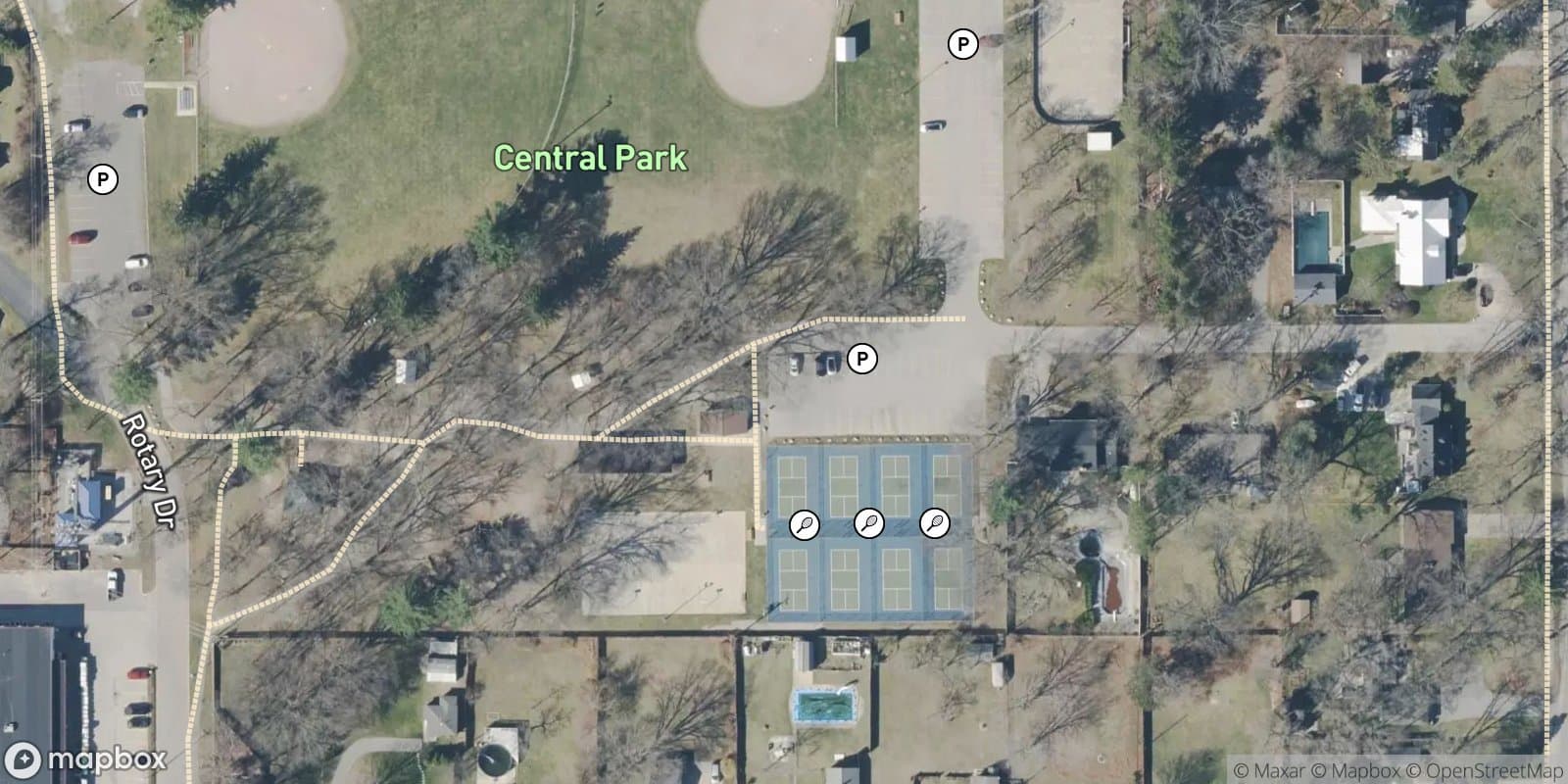 Falls Add — satellite view