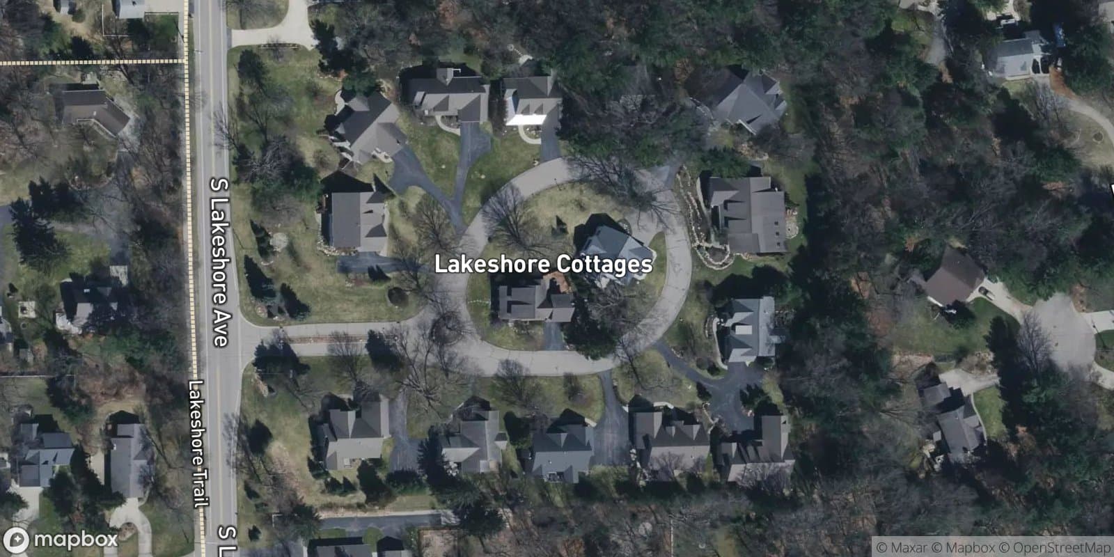 Lakeshore Cottages — satellite view