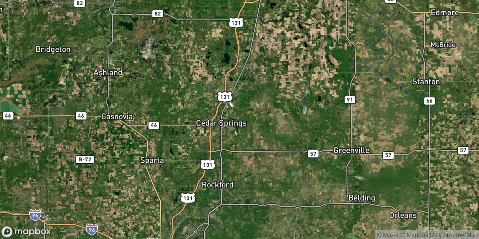 Cedar Springs Public Schools — satellite view