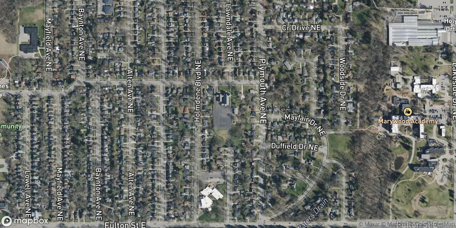 Mayfair Plat No.1 — satellite view