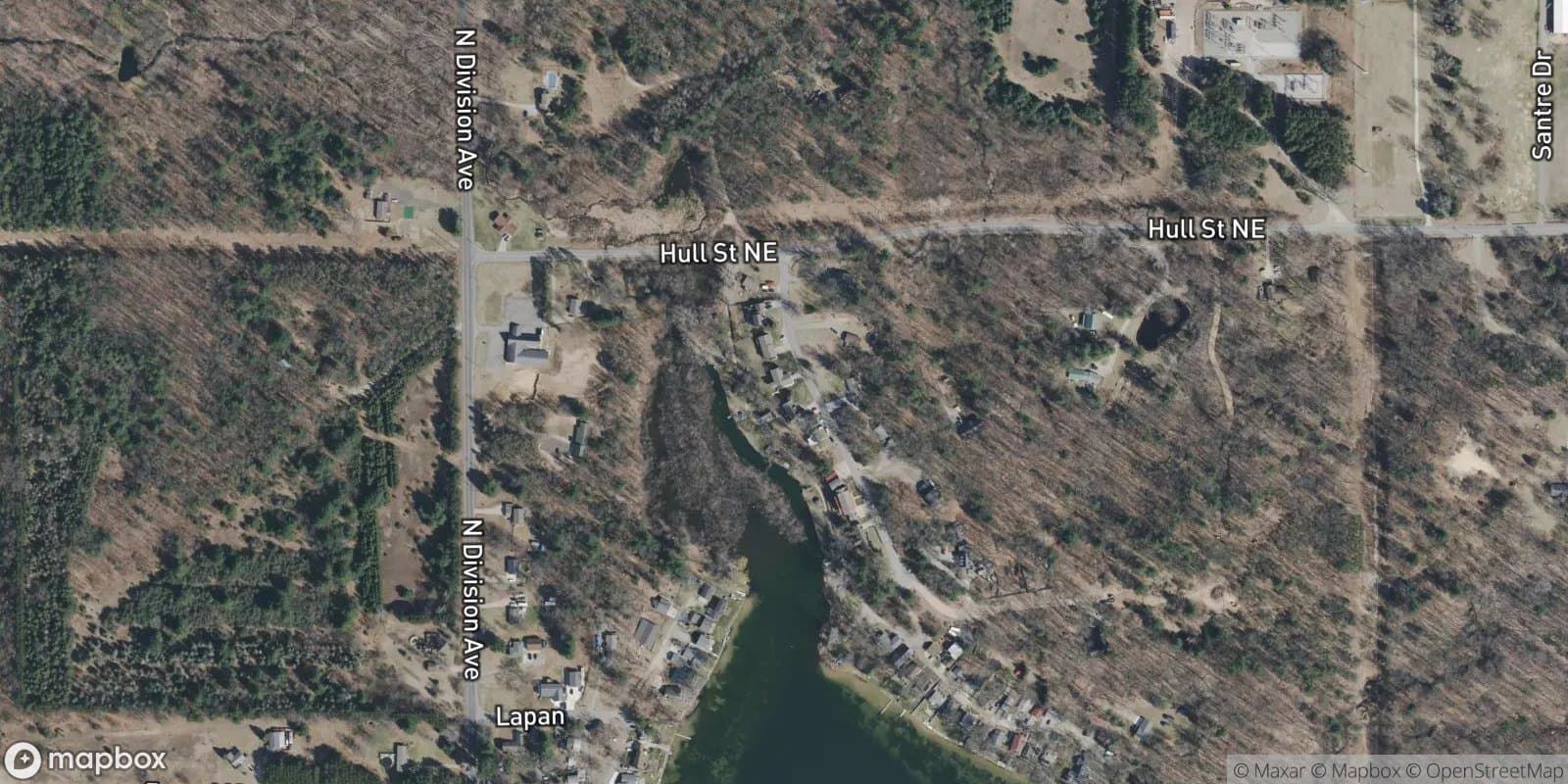 Sylvan Shores — satellite view