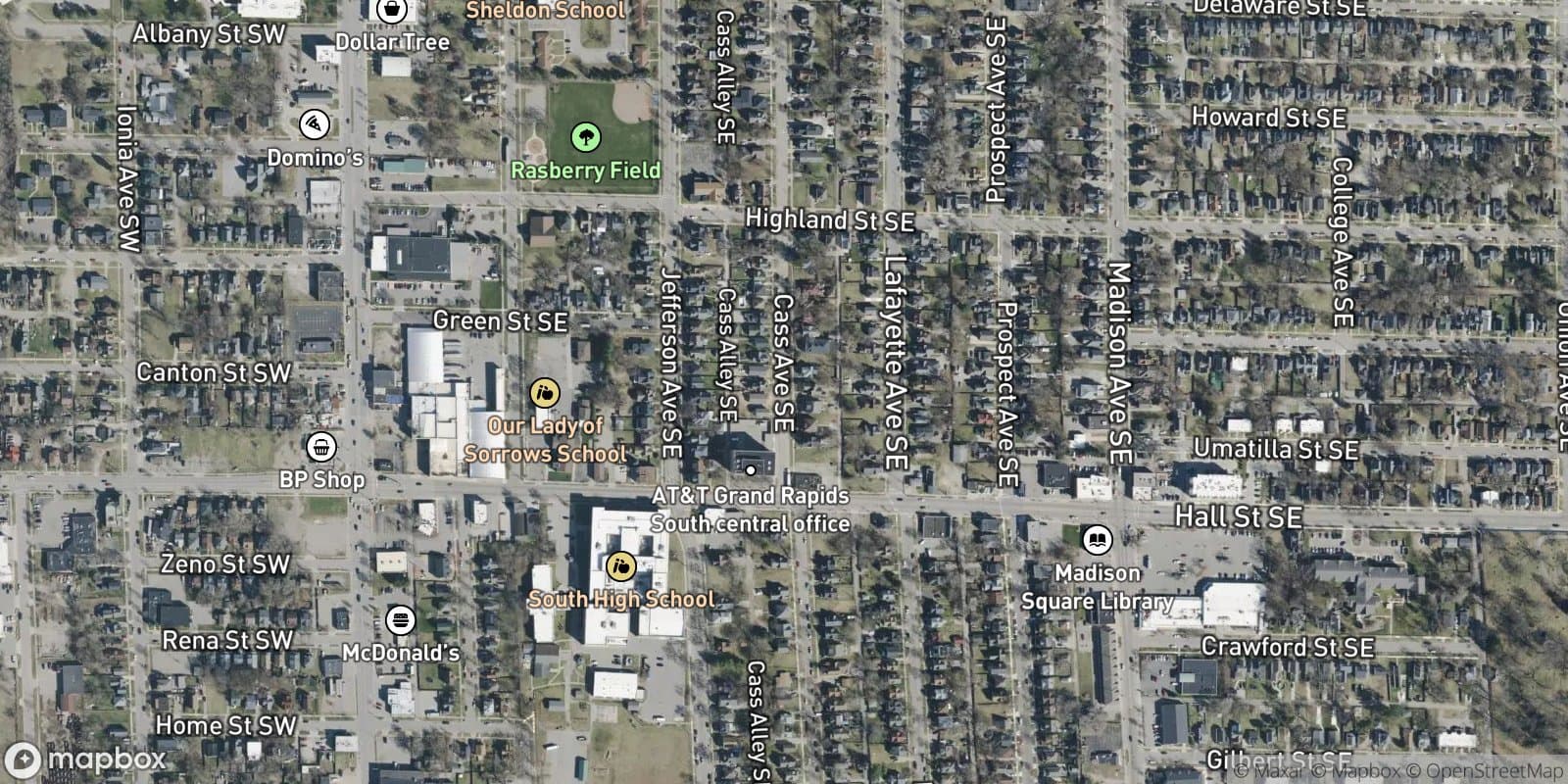 White & Cody'S Add. — satellite view