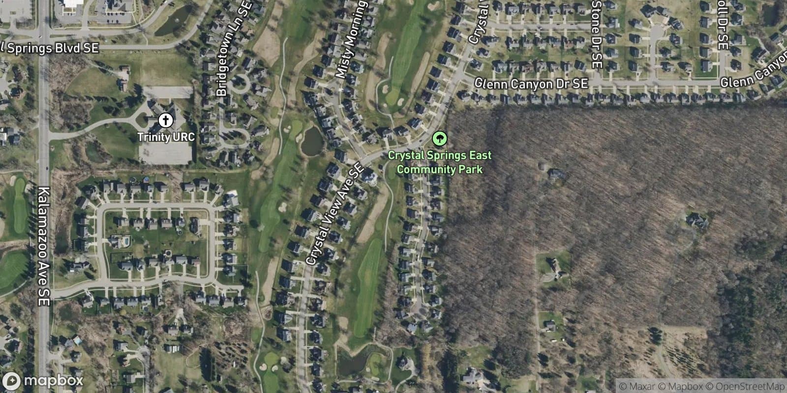 The Greens of Crystal Springs — satellite view