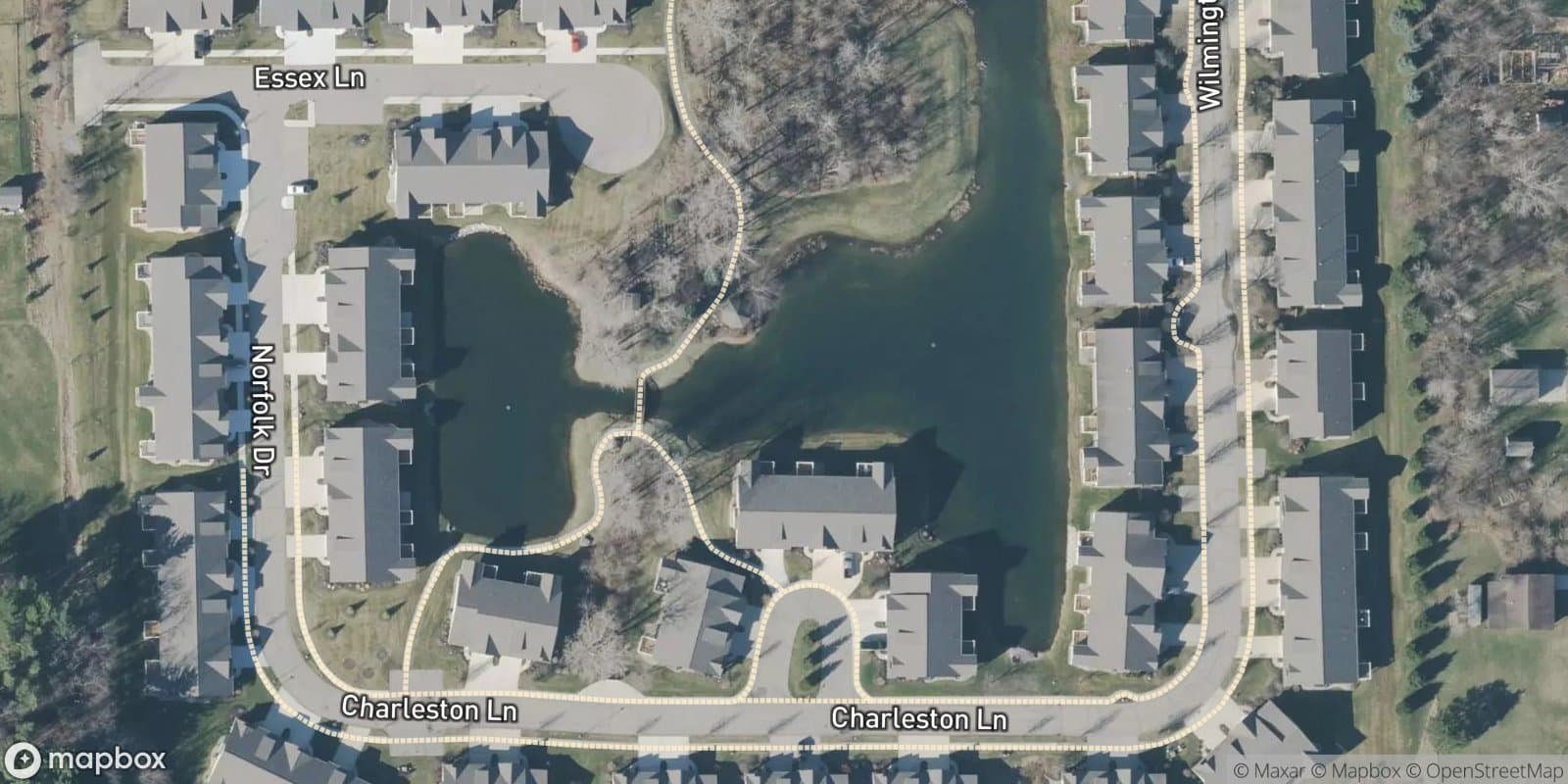 The Dales — satellite view