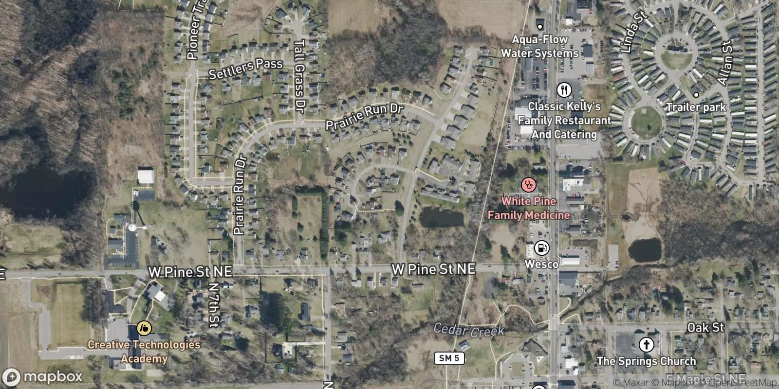 The Pines of Cedar Springs — satellite view