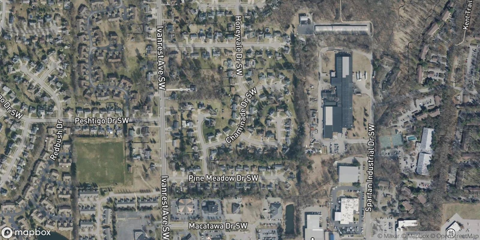 Rivertown No.1 — satellite view