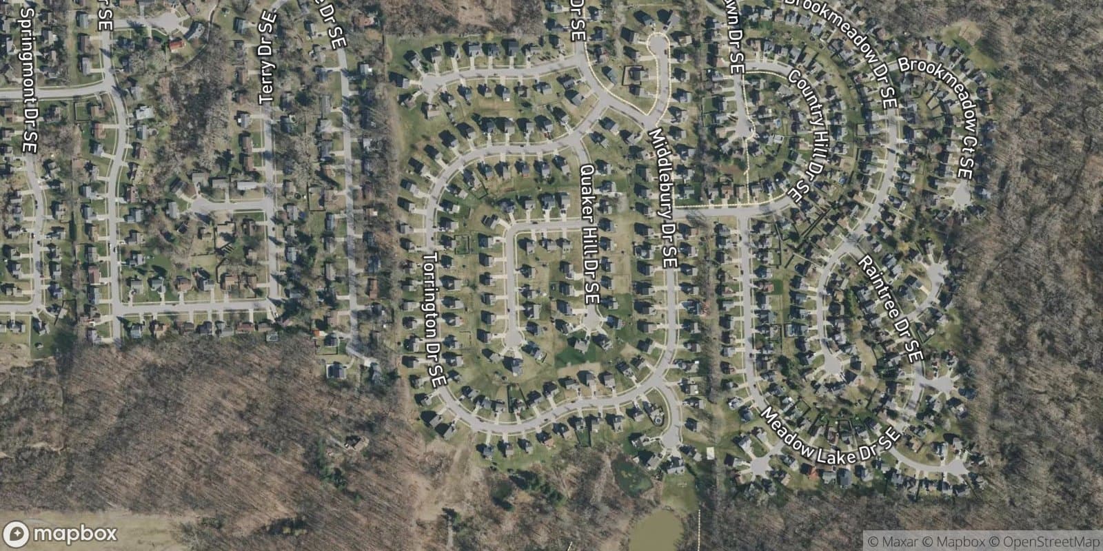 Woodbury Center — satellite view