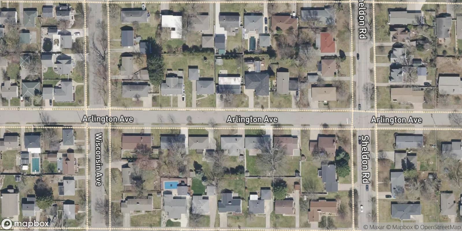 Sheldon Homes — satellite view
