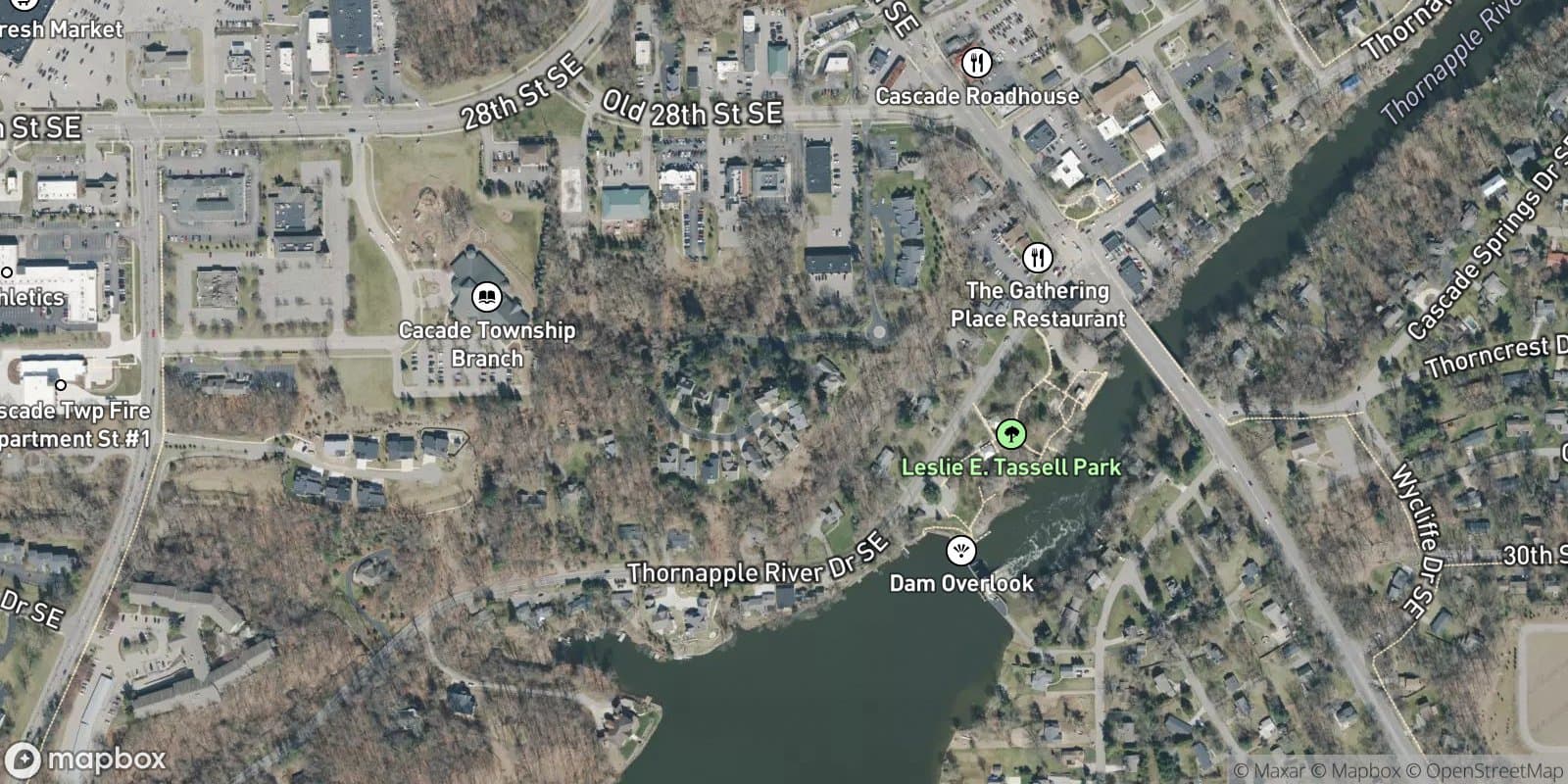 The Summit — satellite view