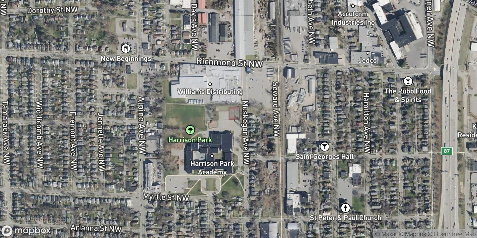 Harrison Park Plat — satellite view