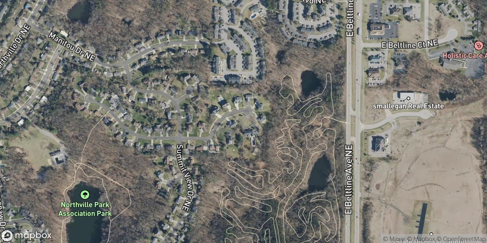 Zion Crossing — satellite view
