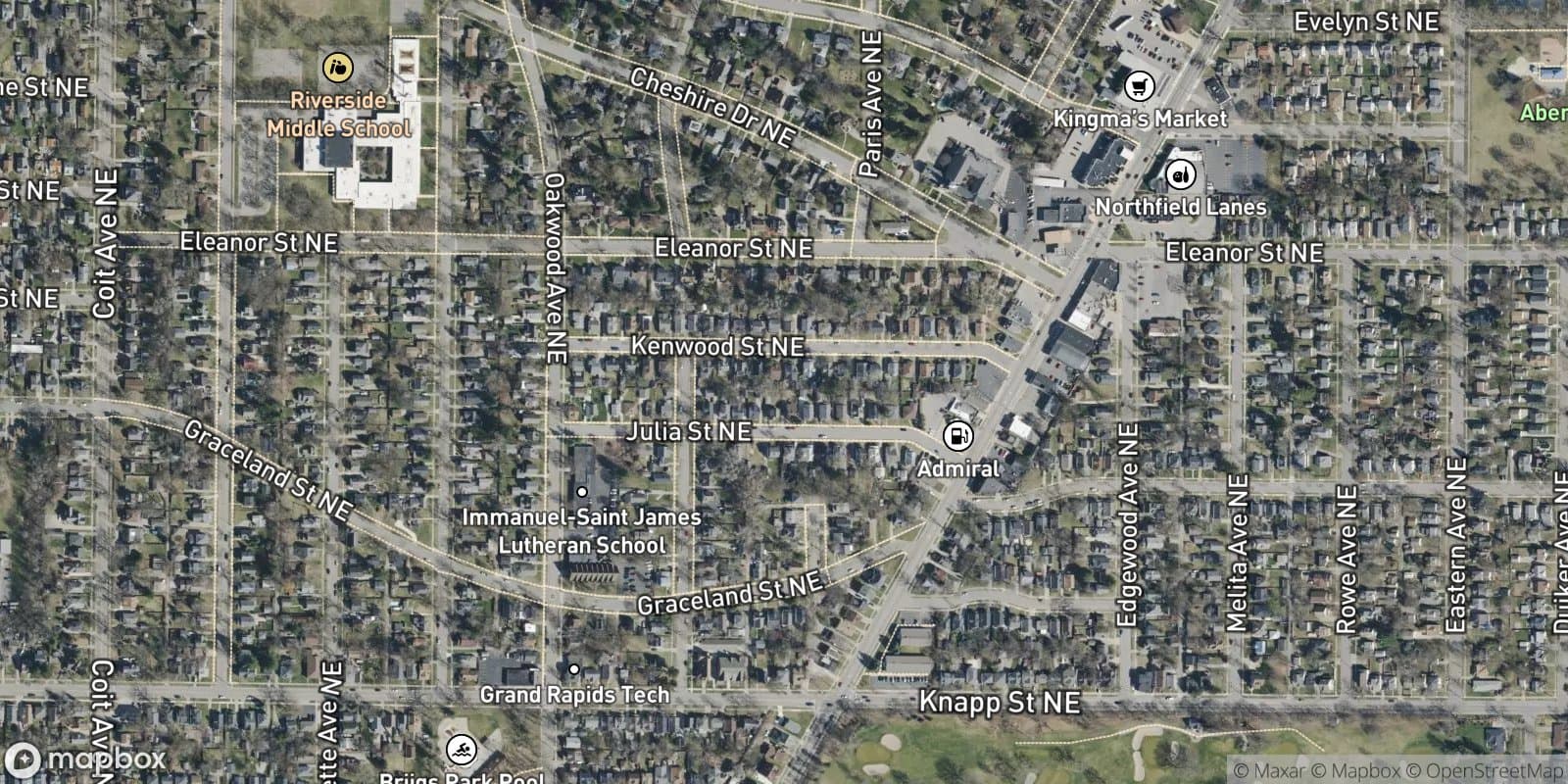 The Heights Add. — satellite view