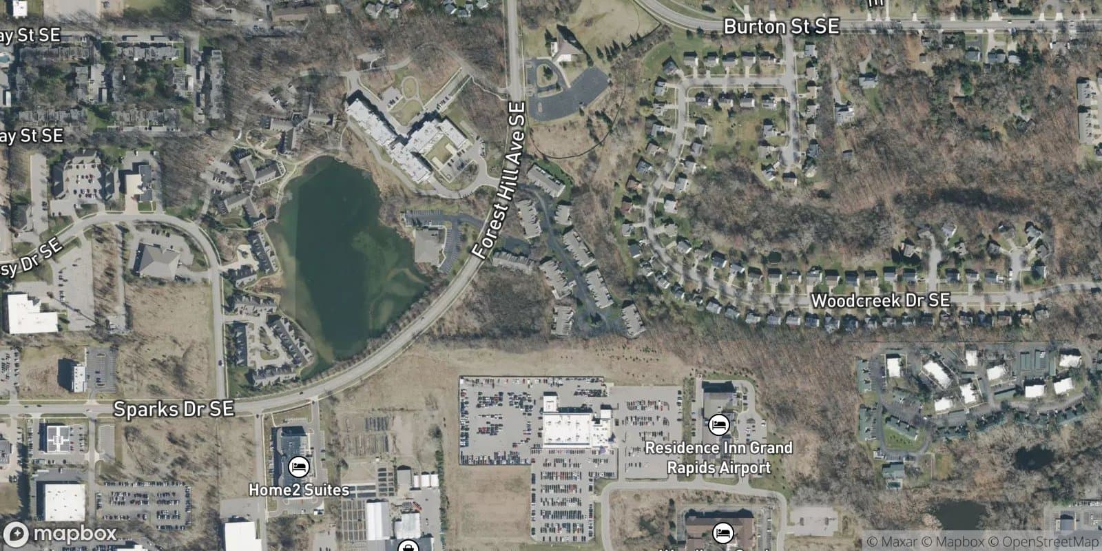 The Condominiums of Forest Meadows — satellite view