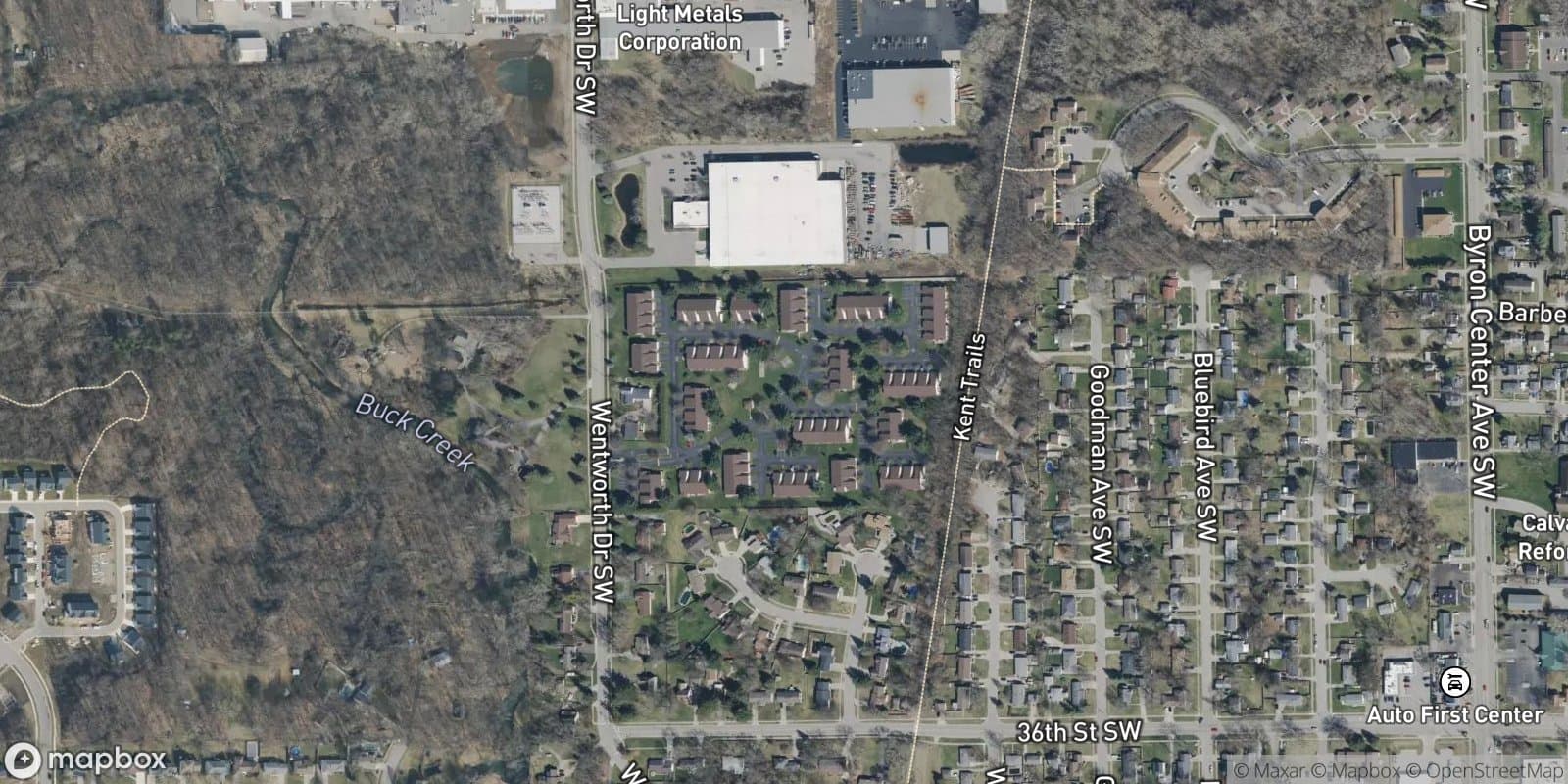Stonegate Condominiums — satellite view