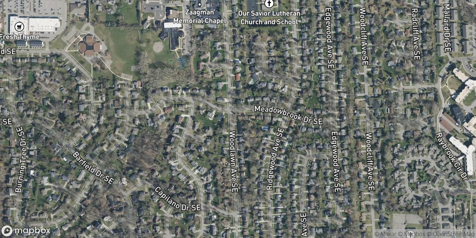 Woodlawn Plat — satellite view