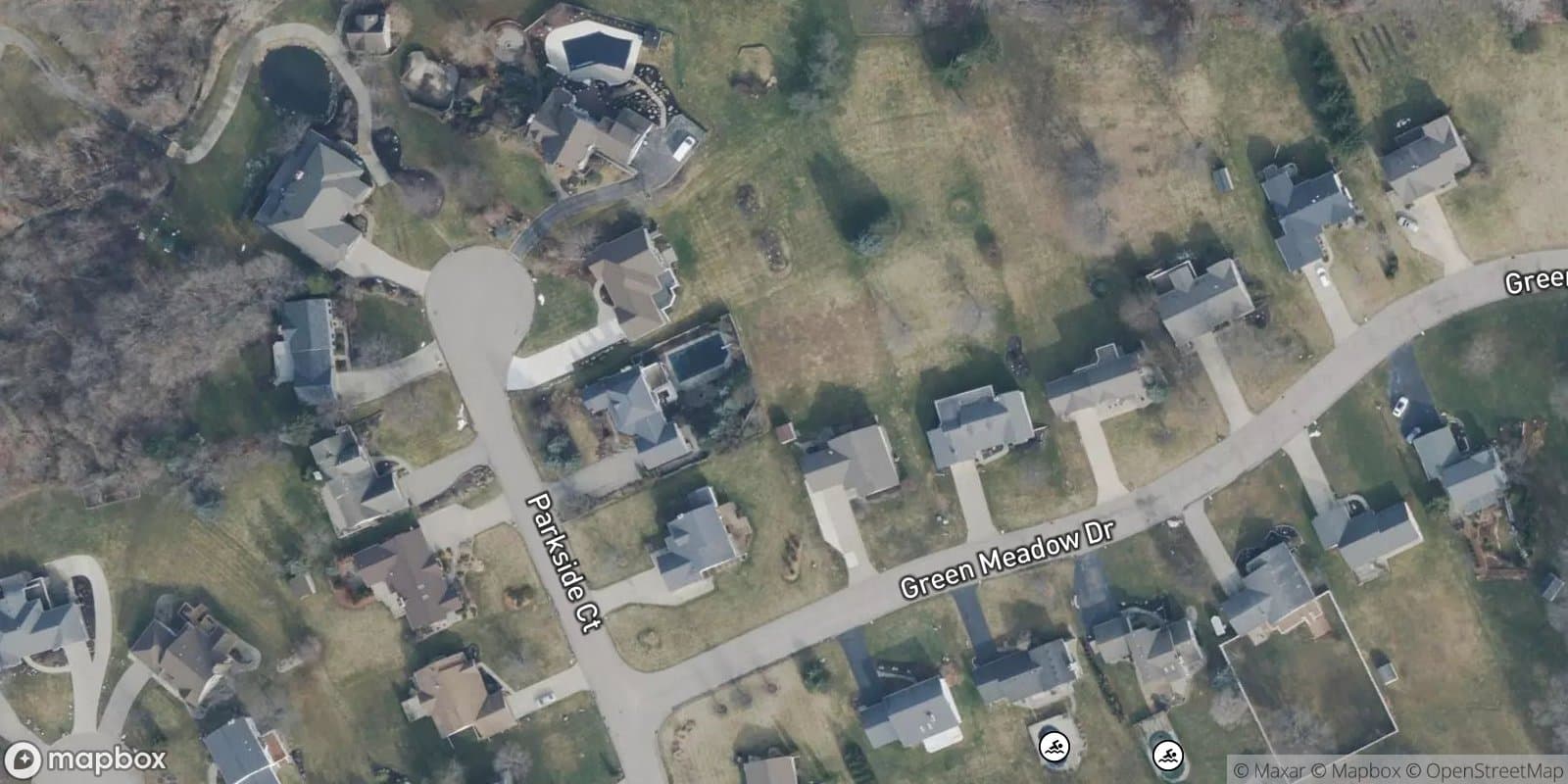 Parkside Ridge Estates — satellite view