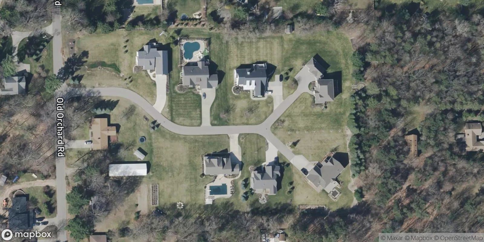 The Estates of Olde Evergreen — satellite view