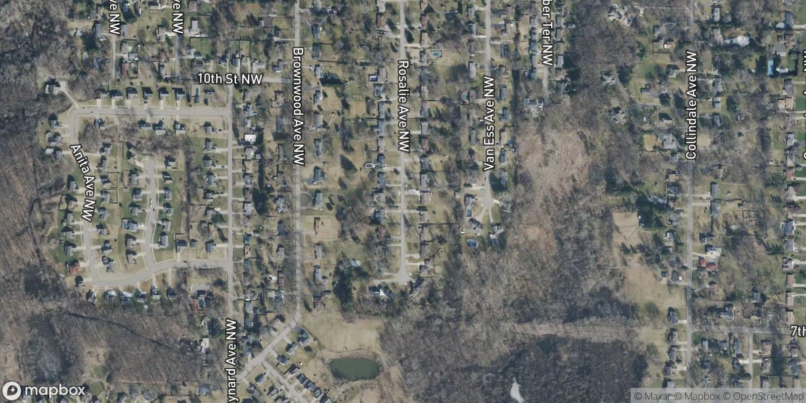 Rosalie Plat No. 1 — satellite view