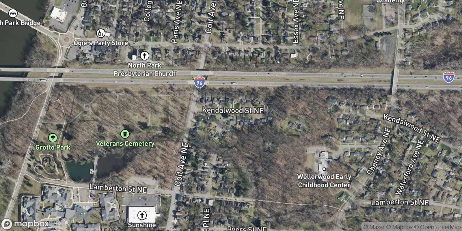 Wildwood — satellite view