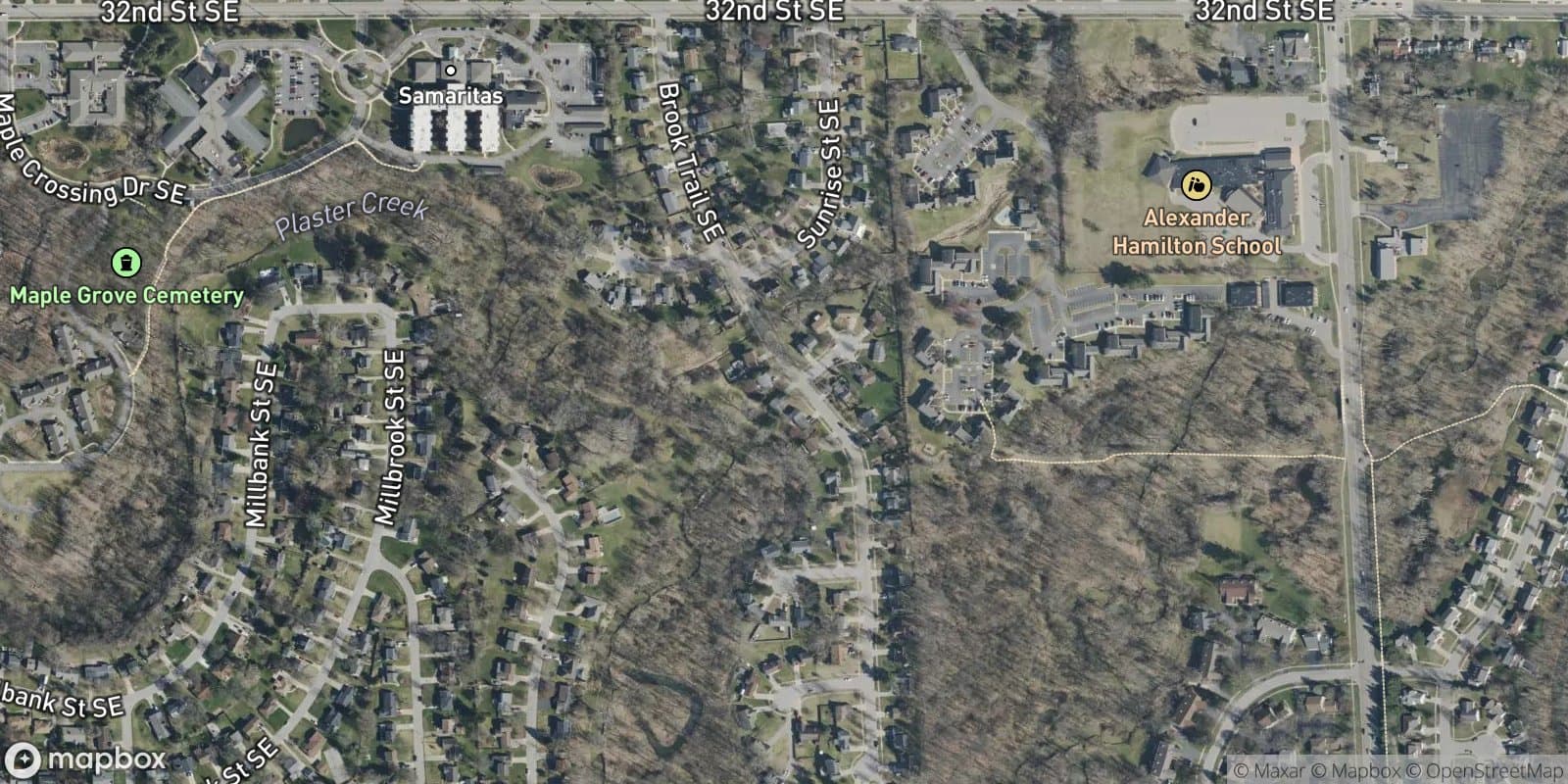 Brook Trails — satellite view