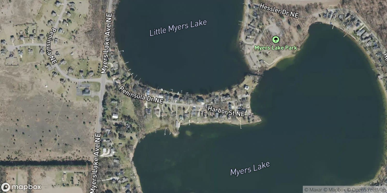 Peninsula Park — satellite view