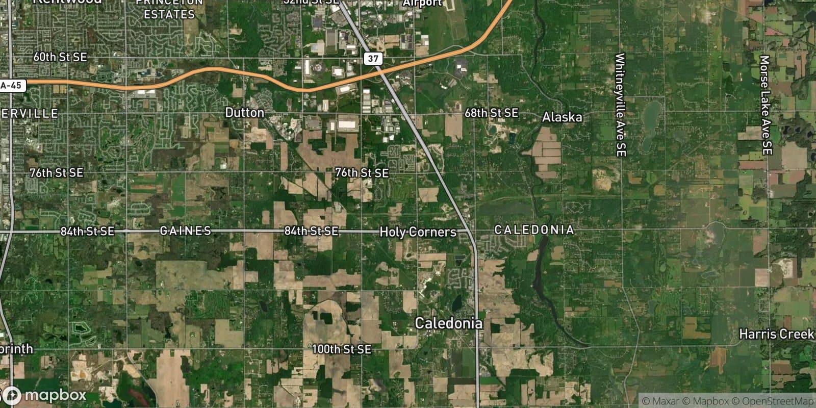 O. B. Thomas Plat Area — satellite view
