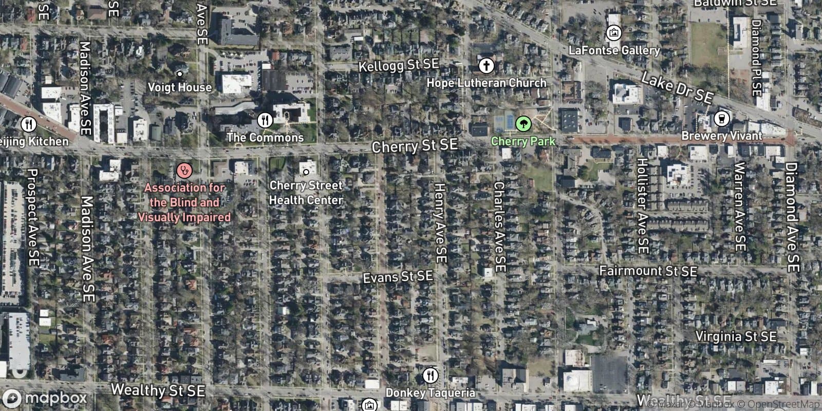 Holbrooks Add. — satellite view