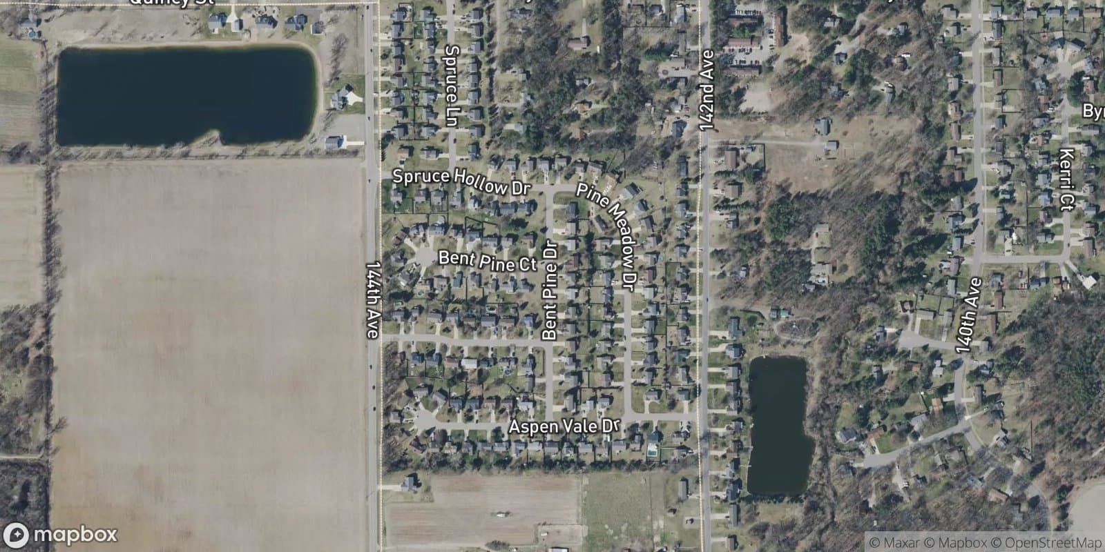 Pine Creek North — satellite view